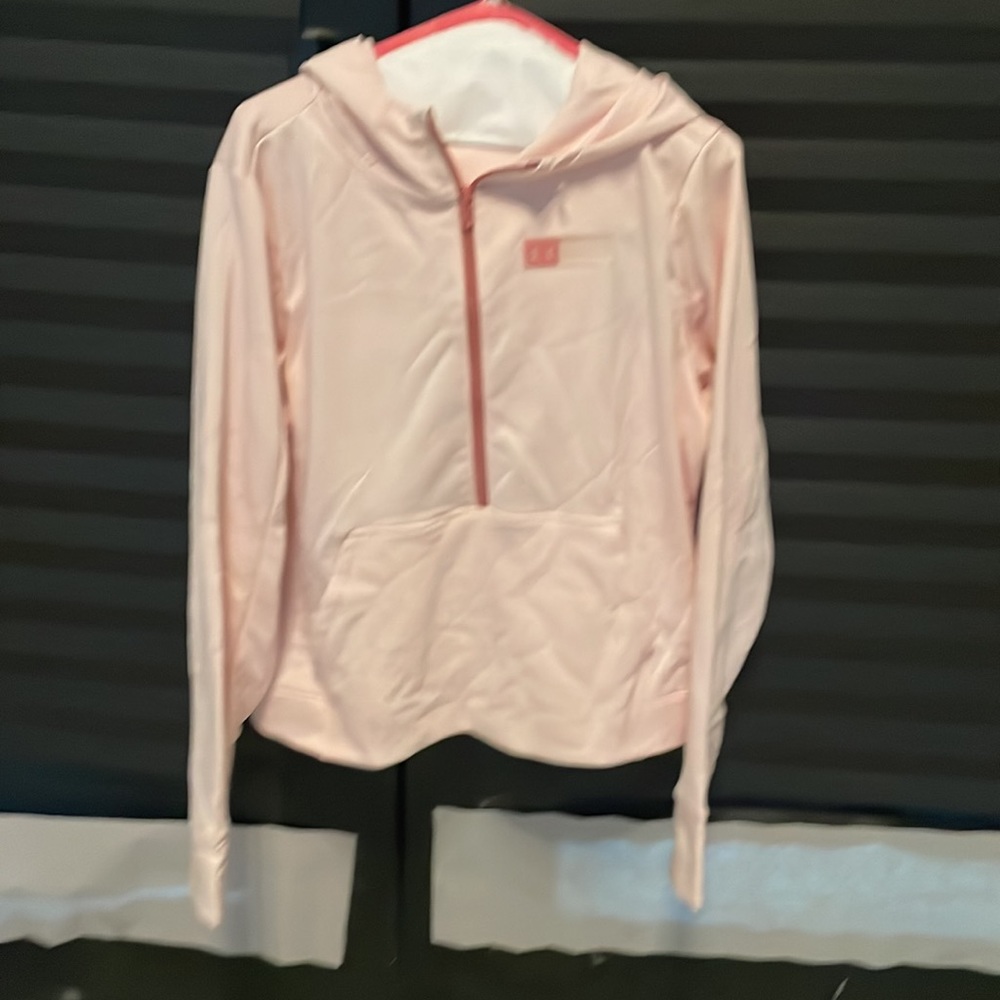 Junior Under Armour, pull over, 1/2 zip, sweatshirt/jacket, size large